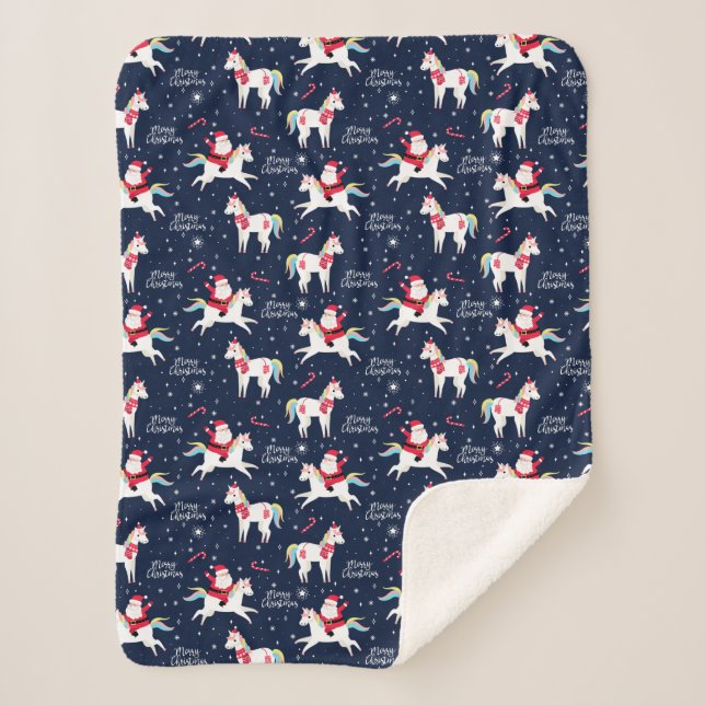 Manta Sherpa Navidades divertidos (Anverso)