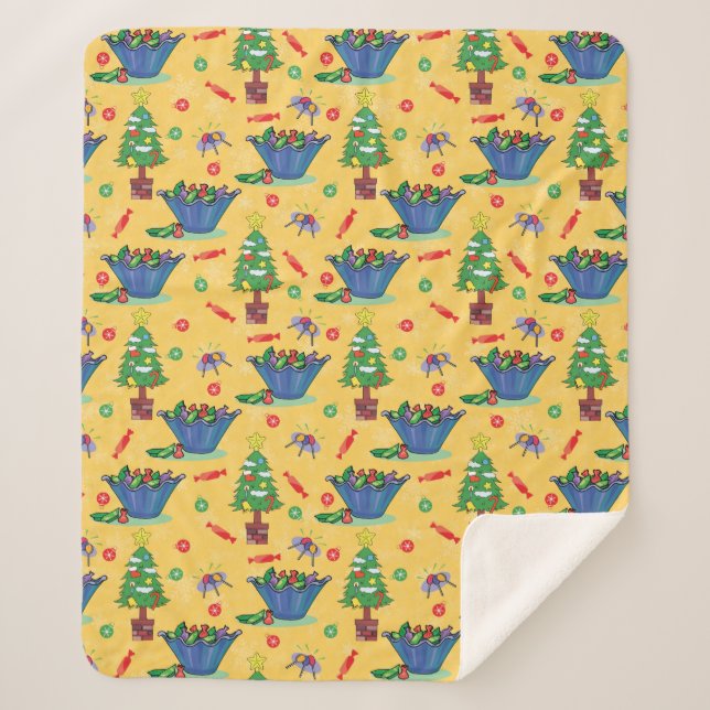 Manta Sherpa Navidades dulces (Anverso)