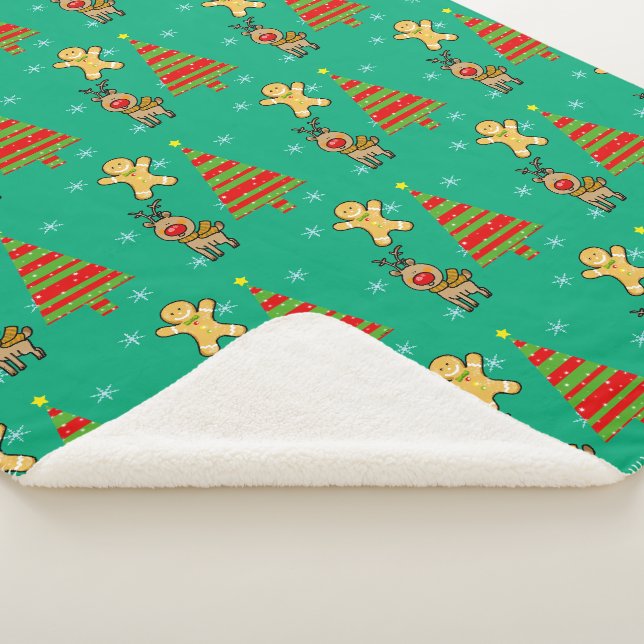 Manta Sherpa navidades festivos (3/4)