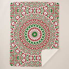 Manta Sherpa Navidades Kaleidoscope