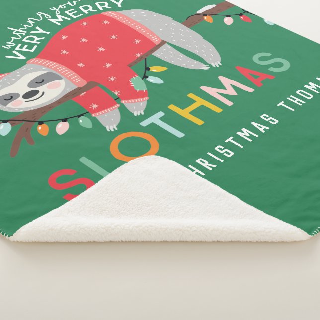 Manta Sherpa Navidades modernos de perezosos en vacaciones dive (3/4)