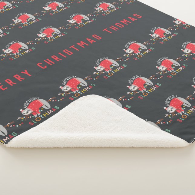 Manta Sherpa Navidades modernos de perezosos en vacaciones dive (3/4)