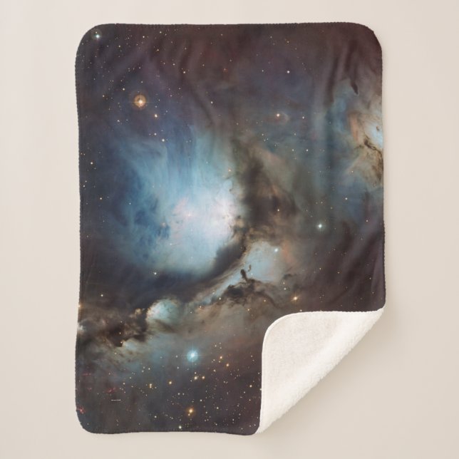 Manta Sherpa Nebula Orion Astronomía estrellas del cielo beige  (Anverso)