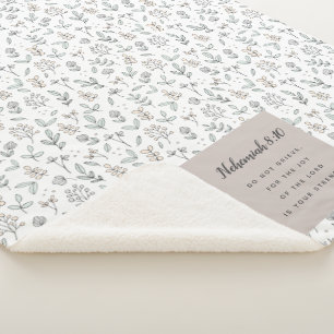 Manta Sherpa Nehemiah 8:10 Escritura