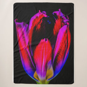 Manta Sherpa Neon Glow Tulip