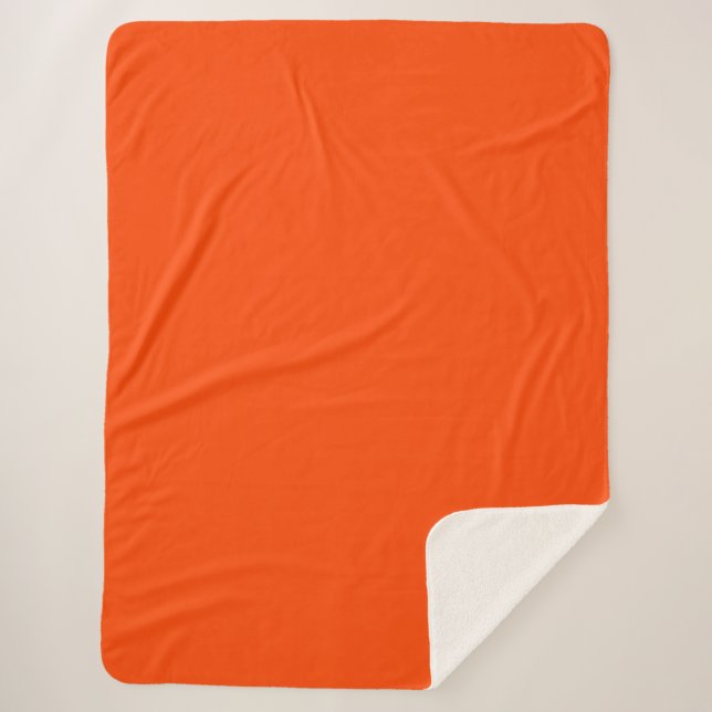 Manta Sherpa Neon, Vivid Naranja Cornhole Set (Anverso)