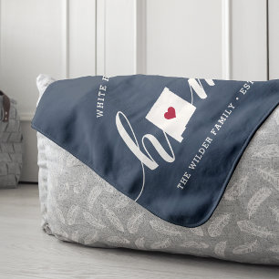 Manta Sherpa New Mexico Home State Personalized