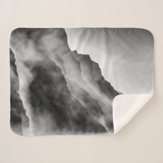 Manta Sherpa Niebla sobre las rocas (Anverso (horizontal))