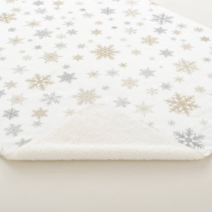 Manta Sherpa Nieve deslumbrante