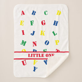 Manta Sherpa Niña ABC Sherpa Blanket