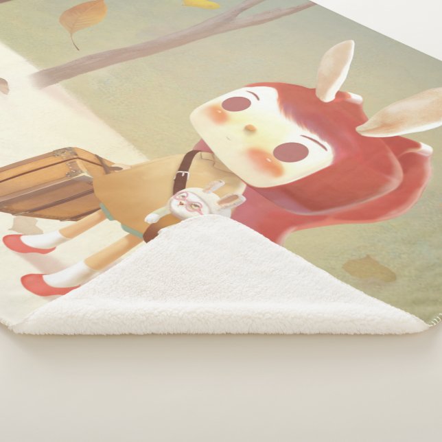 Manta Sherpa Niña perdida en el bosque (3/4)