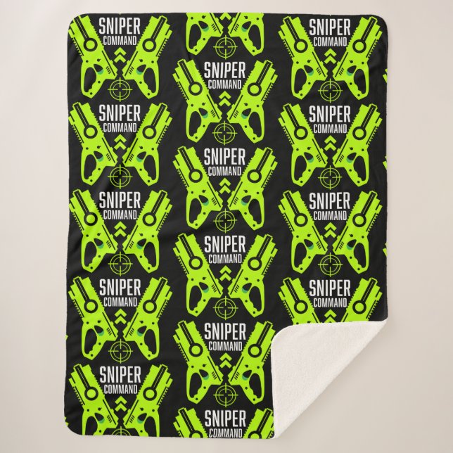 Manta Sherpa Niñas juguetes franqueadores de batalla (Anverso)