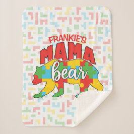 Manta Sherpa Niños personalizados NOMBRAN A Mamá Oír Conciencia