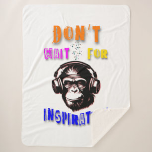 Manta Sherpa No Esperes Inspiración