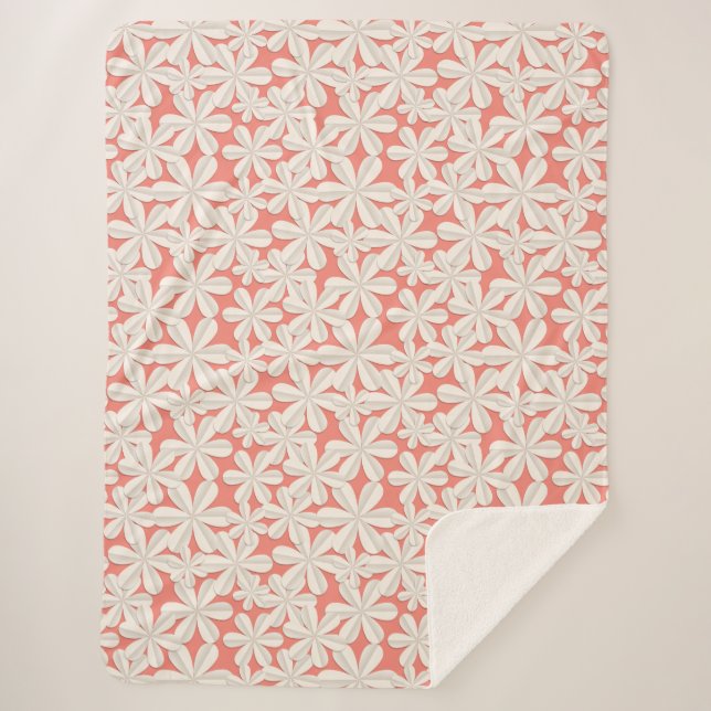 Manta Sherpa No hay tantas flores (Anverso)