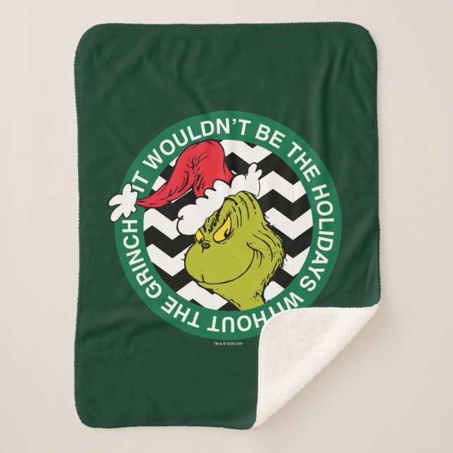 Manta Sherpa No Serían las Fiestas sin Grinch (Anverso)