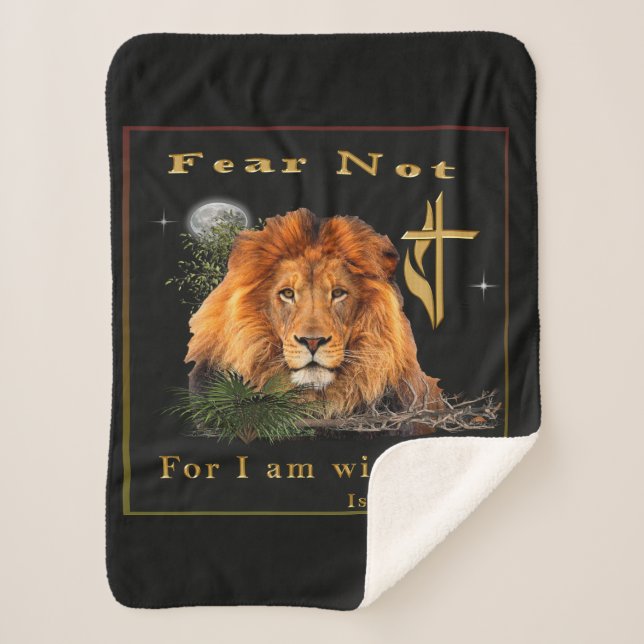 Manta Sherpa No teman a Isaías 41:10 (Anverso)