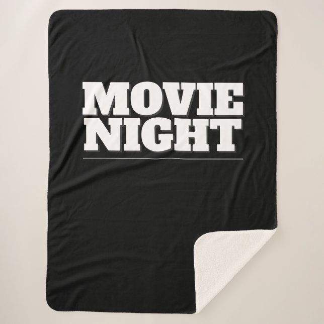 Manta Sherpa Noche de Cine (Anverso)