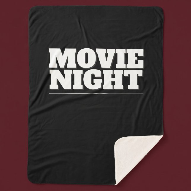 Manta Sherpa Noche de Cine (Subido por el creador)
