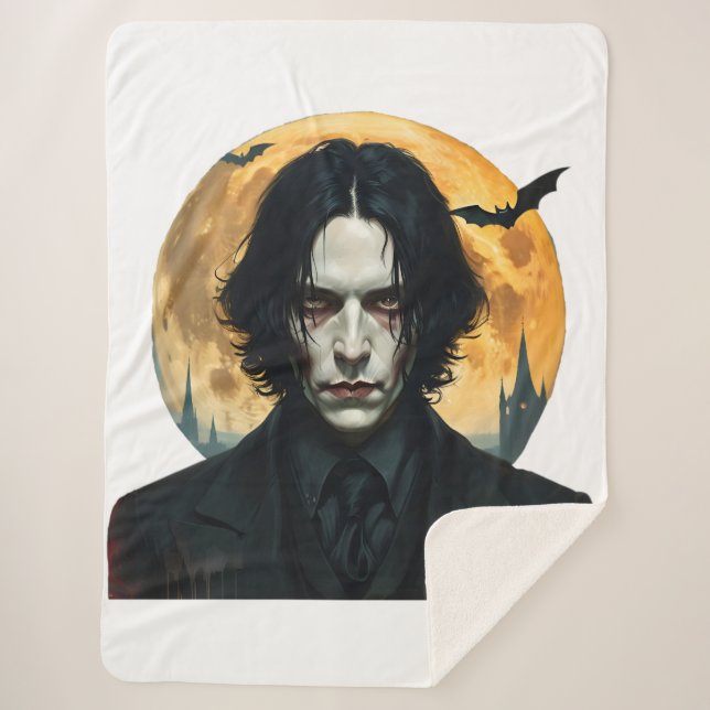 Manta Sherpa Noche de Halloween - Levantamiento de vampiros (Anverso)