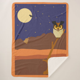 Manta Sherpa Noche en el desierto