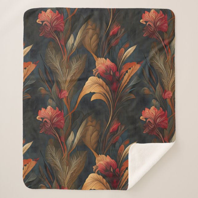 Manta Sherpa Noches de otoño (Anverso)