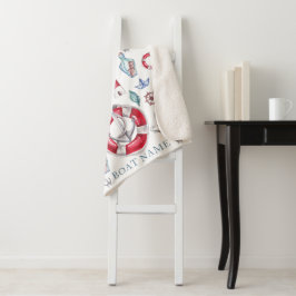 Manta Sherpa Nombre de barco náutico personalizado