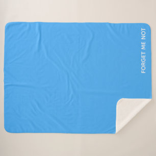 Manta Sherpa Nombre de color no azul
