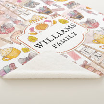 Nombre de familia acuarela otoño