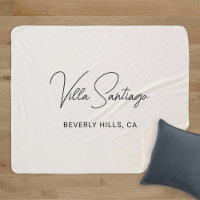 Nombre de Hogar Personalizado Elegante Letra Ubica