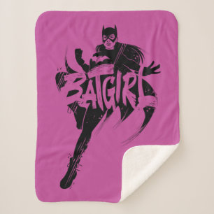Manta Sherpa Nombre del pincel de tinta de Batgirl