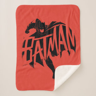 Manta Sherpa Nombre del pincel de tinta de Batman