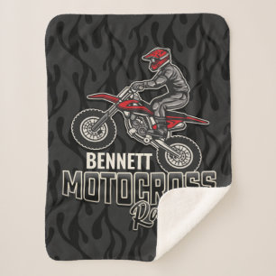 Manta Sherpa NOMBRE personalizado Carreras Motocross de ciclism