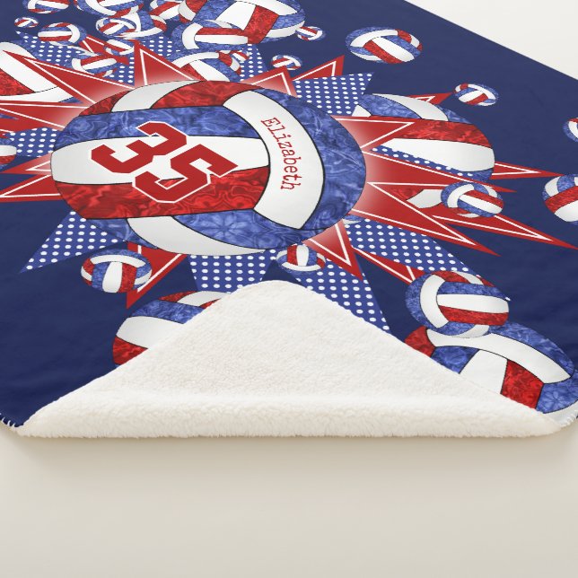 Manta Sherpa nombre personalizado de las estrellas de voleibol  (3/4)
