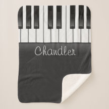 NOMBRE Personalizado Pianista Claves De Piano Maes