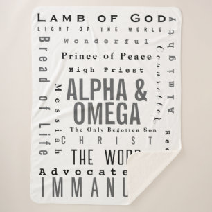 Manta Sherpa Nombres Cristianos De Dios, Moderno Simple
