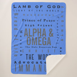 Manta Sherpa Nombres Cristianos De Dios, Moderno Simple