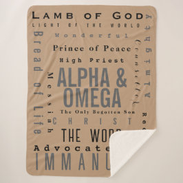 Manta Sherpa Nombres Cristianos De Dios, Moderno Simple