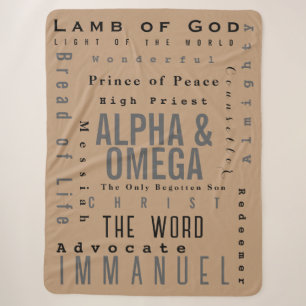 Manta Sherpa Nombres Cristianos De Dios, Moderno Simple