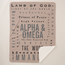 Manta Sherpa Nombres Cristianos De Dios, Moderno Simple