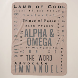 Manta Sherpa Nombres Cristianos De Dios, Moderno Simple