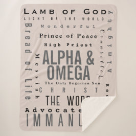 Manta Sherpa Nombres Cristianos De Dios, Moderno Simple