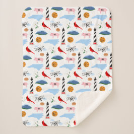 Manta Sherpa North Carolina Blanket