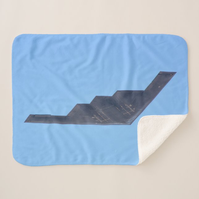 Manta Sherpa Northrop Grumman B-2 Spirit Sherpa Blanket (Anverso (horizontal))