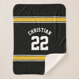 Manta Sherpa Novedad deportiva de Jersey de fútbol personalizad