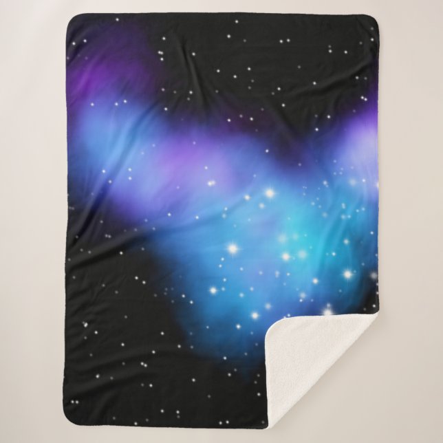 Manta Sherpa Nubes espaciales Galaxy Starlight (Anverso)