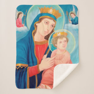 Manta Sherpa Nuestra Señora de la Perpetua Ayuda Católica