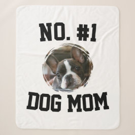 Manta Sherpa Número 1 perro Mamá Día de la Madre Amantes de las