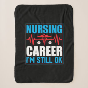 Manta Sherpa Nurse Gift Carrera De Enfermería Todavía Estoy B