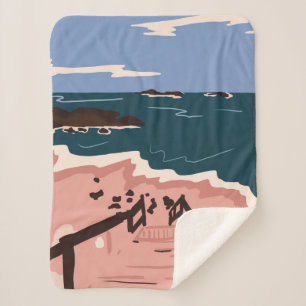 Manta Sherpa Ocean Blues